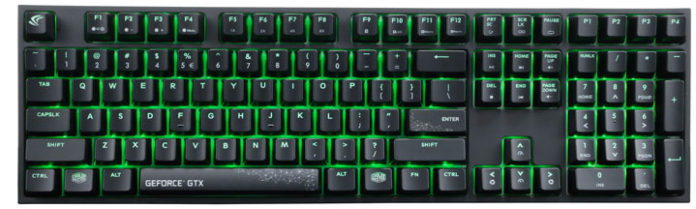 Cooler Master пуска клавиатура за феновете на Nvidia