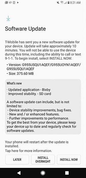 Samsung Galaxy S8 и S8 plus ще получат нови обновления