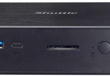 Shuttle пусна мини-компютъра NC03U с процесор Intel Kaby Lake