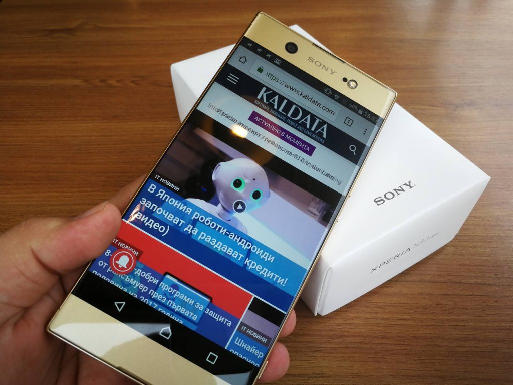 Ревю на Sony Xperia XA1 Ultra