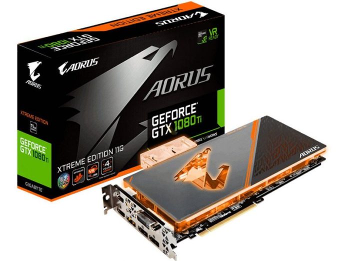 GBT-GTX-1080-TI-WATERFORCE-WB-XE-2 Gigabyte анонсира видеокартата с водно охлаждане GeForce GTX 1080 Ti AORUS Waterforce XE