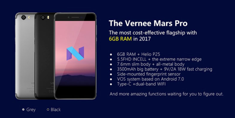 Vernee Mars Pro: най-евтиният смартфон с 6 GB оперативна памет