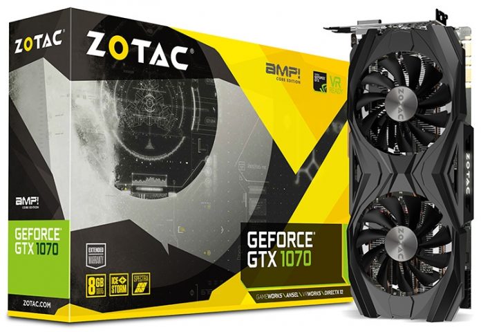 ZT-P10700N-10P 1 ZOTAC започва продажбите на видеокартата GeForce GTX 1070 AMP Core Edition