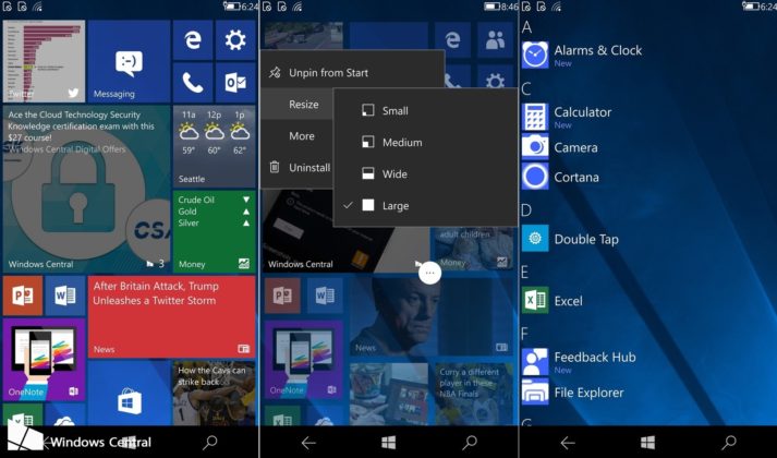 Ето как изглежда новият CShell за Windows 10, обединяващ интерфейса на PC, таблети и смартфони