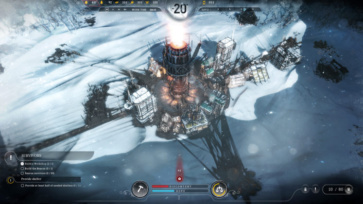 Първи геймплей кадри към Frostpunk