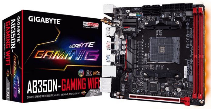 gigabyte-ab350n-gaming-wifi-1 Анонс на компактното дъно GA-ABN350N-Gaming WiFi за AMD AM4 процесори
