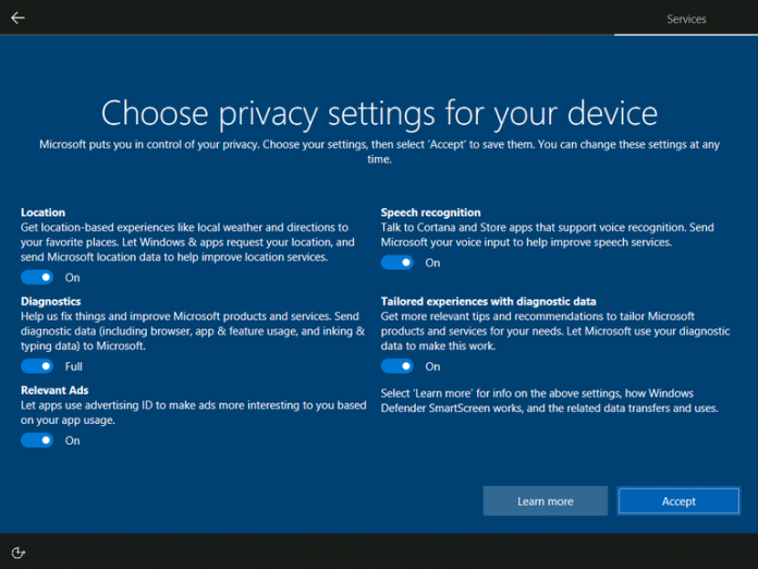 pr1 Windows 10 вече събира по-малко потребителски данни