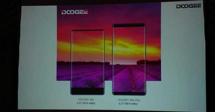 Doogee Mix Plus ще бъде оборудван с 6,2-инчов дисплей