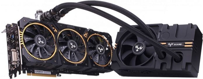 Colorful пусна графичната карта iGame GeForce GTX 1080 Ti Kudan с хибридно охлаждане