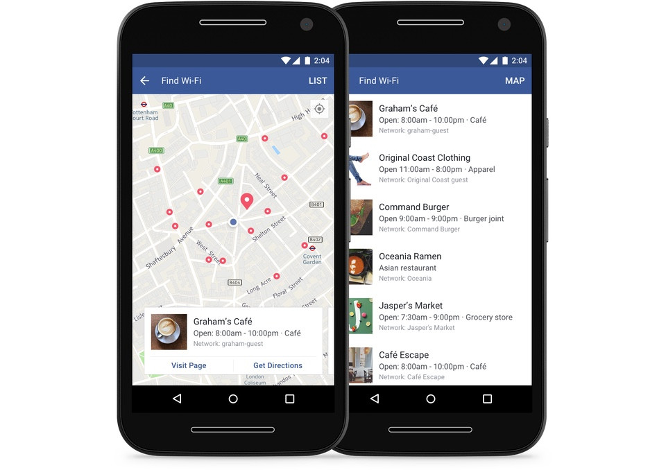 Facebook пусна функцията Find WiFi за iOS и Android