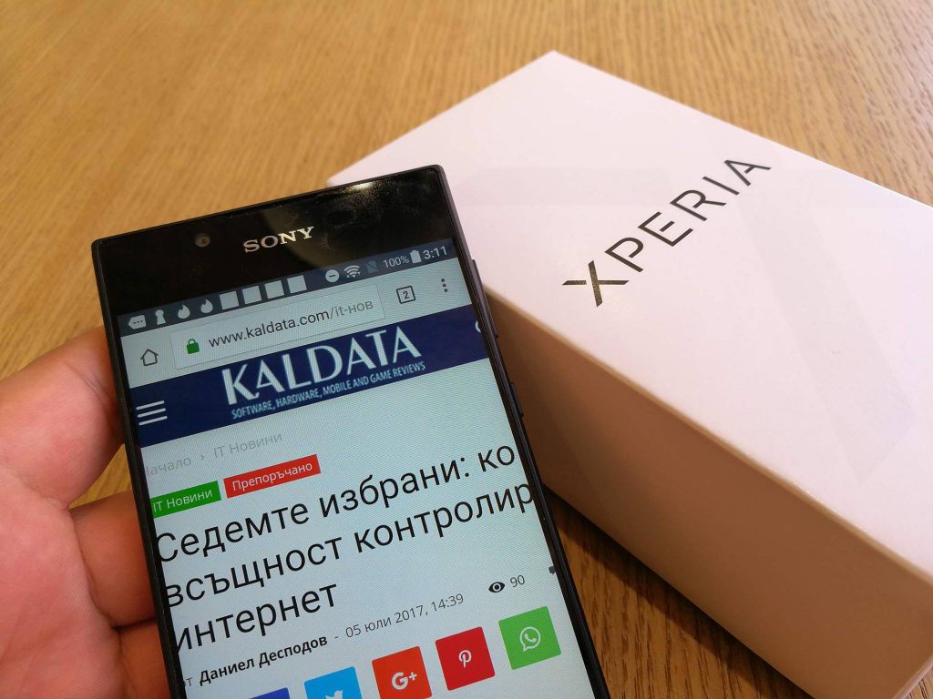 Ревю на Sony Xperia L1