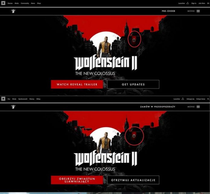 Wolfenstein II: The New Colossus ще е частично цензурирана в Полша