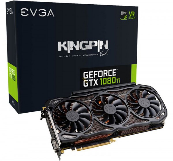 Официален статус получи и видеокартата EVGA GeForce GTX 1080 Ti K|NGP|N Edition
