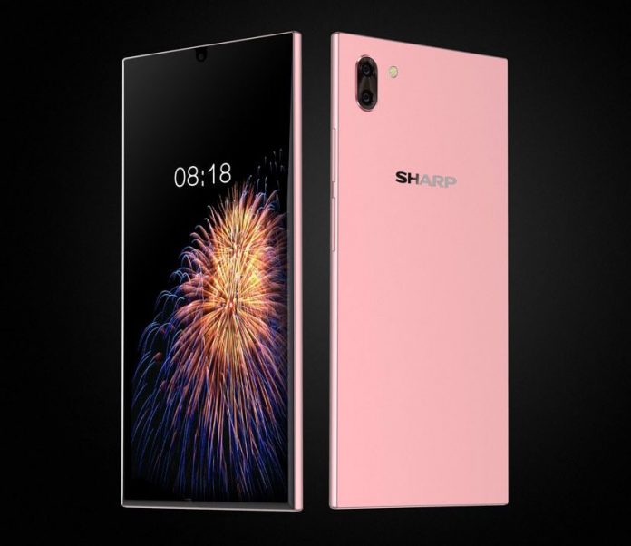 Sharp-1 Sharp създаде изцяло безрамков смартфон, който може да се окаже по-добър от iPhone 8