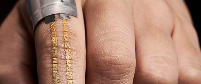 breathable-wearable-sensor-electronic-patch Електронен лейкопласт следи здравето на хората