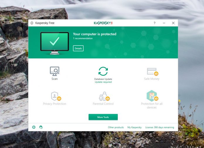 kaspersky-free-antivirus-gratis Kaspersky Lab представи в целия свят безплатния антивирусен пакет Kaspersky Free