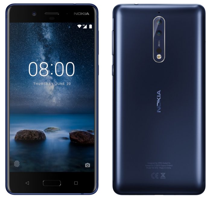 nokia-8 Nokia 8 с 5,3-инчов Quad HD дисплей и Snapdragon 835 се появи в бенчмарковете