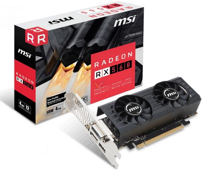 MSI се готви да представи нископрофилна версия на видеокартата Radeon RX 560
