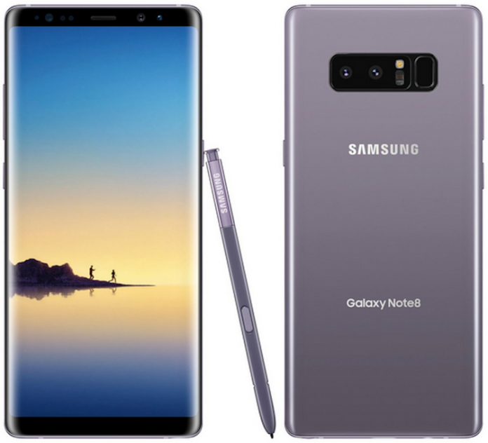 Евън Блас показа Galaxy Note 8 в аметистов цвят