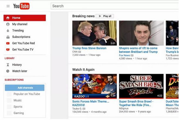 Youtube добави раздел „извънредни новини“