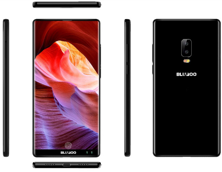 Безрамковият смартфон Bluboo S2 ще получи четири камери