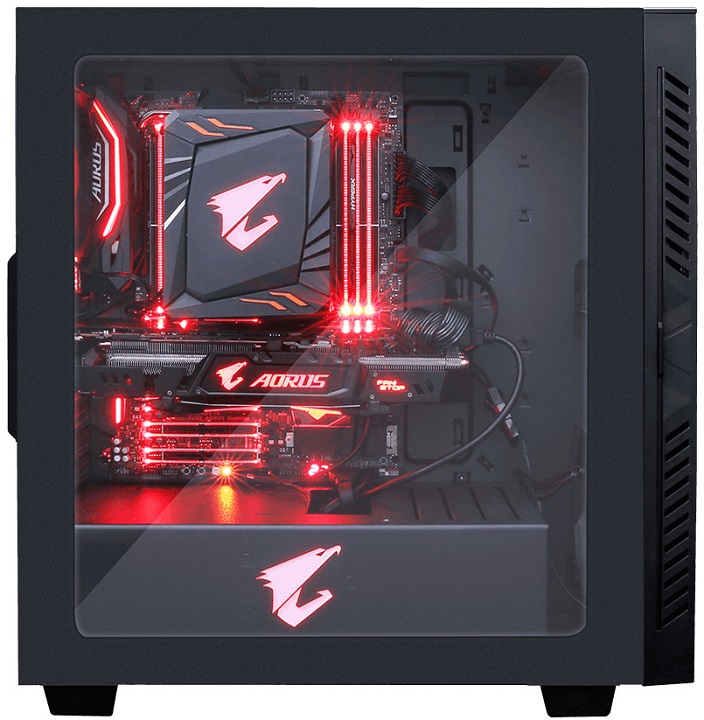 Gigabyte пусна Mid-Tower корпуса Aorus AC300W