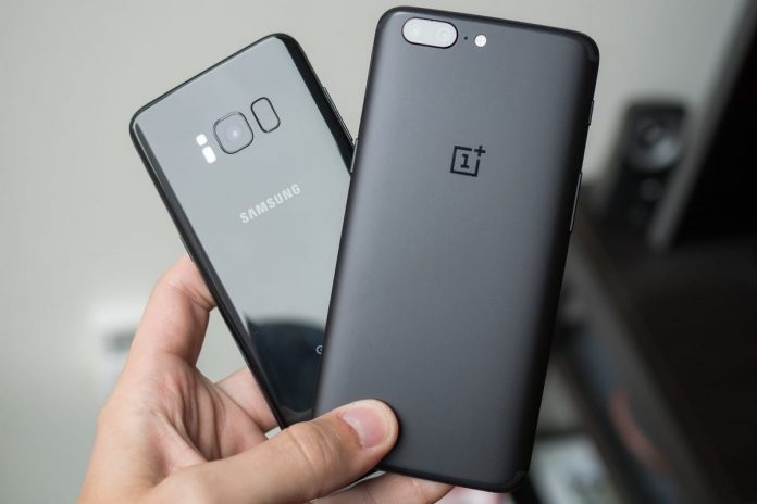 OnePlus-5-Galaxy-S8-1 Топ-10 на най-популярните смартфони в началото на месец август