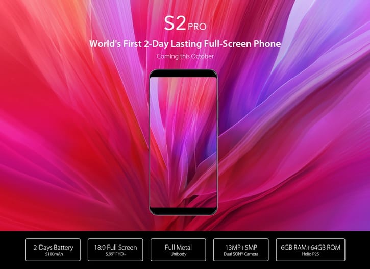 Анонс на UMIDIGI S2 Pro: безрамковият смартфон, който може да замени Galaxy S8 и Meizu Pro 7