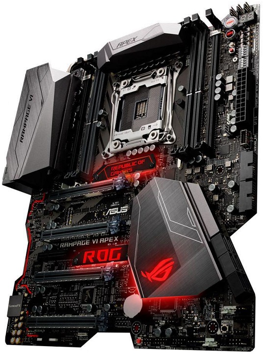 asus-rog-rampage-vi-apex-1 ASUS обяви дънната платка ROG Rampage VI Apex (X299)