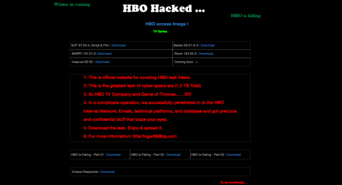 hbo-hackers-launch-website-downloadable-data-1 Пробивът в мрежата на HBO може да се окаже далеч по-голям, отколкото се смяташе