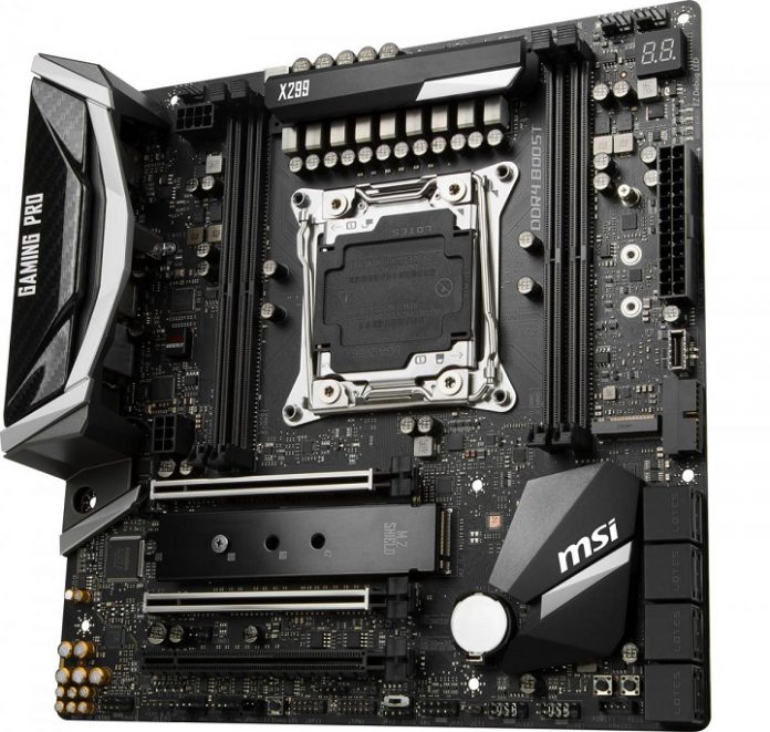 msi-x299m-gaming-pro-carbon-ac-1 MSI X299M Gaming Pro Carbon AC: ново microATX дъно за Intel Skylake-X процесори