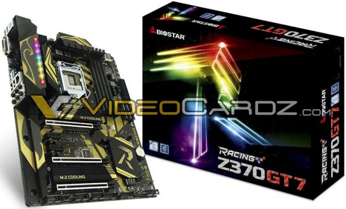 Biostar подготвя платката Racing Z370GT7 за процесорите Intel Coffee Lake