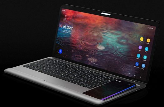 samsung-dex-book-concept-1 Samsung Dex Book превръща Galaxy Note 8 в компактен лаптоп с ОС Android