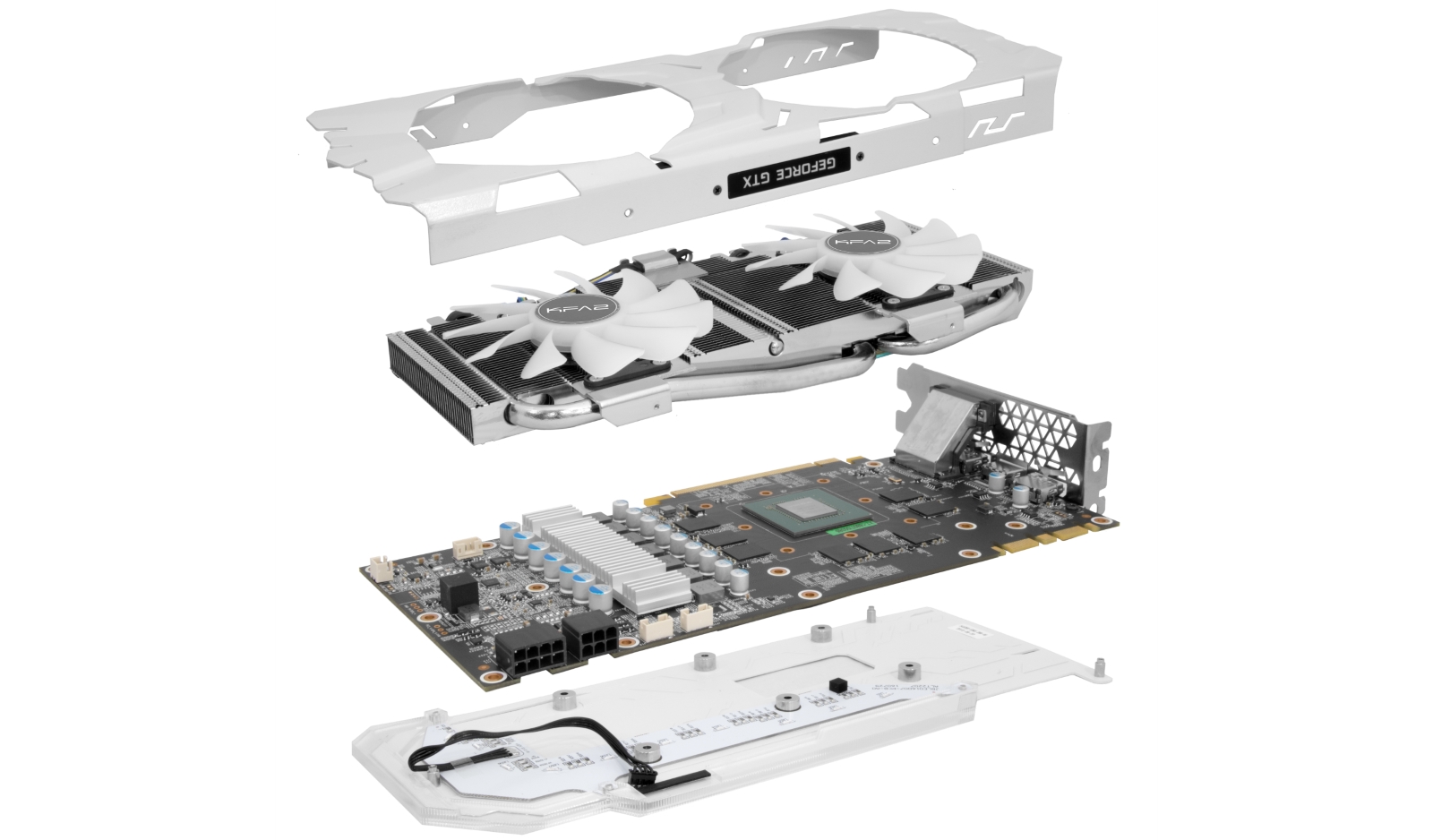 KFA2 GeForce GTX 1070 Ti EX-SNPR White: