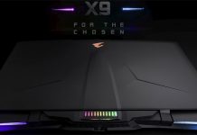 Aorus X9: тънък ноутбук с два ускорителя GeForce GTX 1070