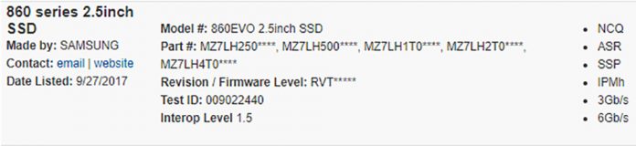 Samsung 860 Evo