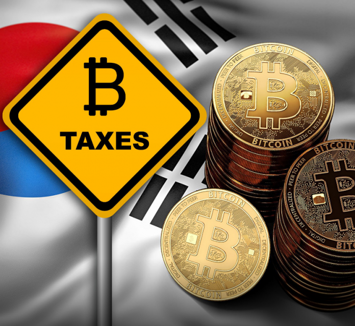 BTC Южна Корея ще въвежда данъчно облагане за криптовалутите