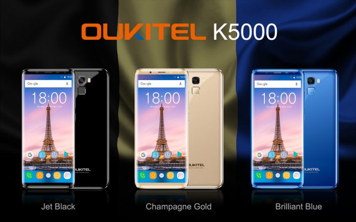 OUKITEL K5000 colors OUKITEL официално обяви, че продажбите на OUKITEL K5000 ще стартират на 24 октомври