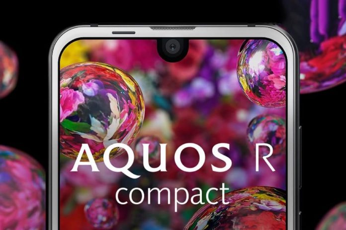 Sharp-Aquos-R-Compact-1 Анонс на Sharp Aquos R Compact: почти безрамков смартфон с великолепен екран