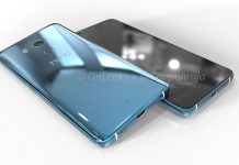 3D-рендер показа HTC U11 Plus от всички страни