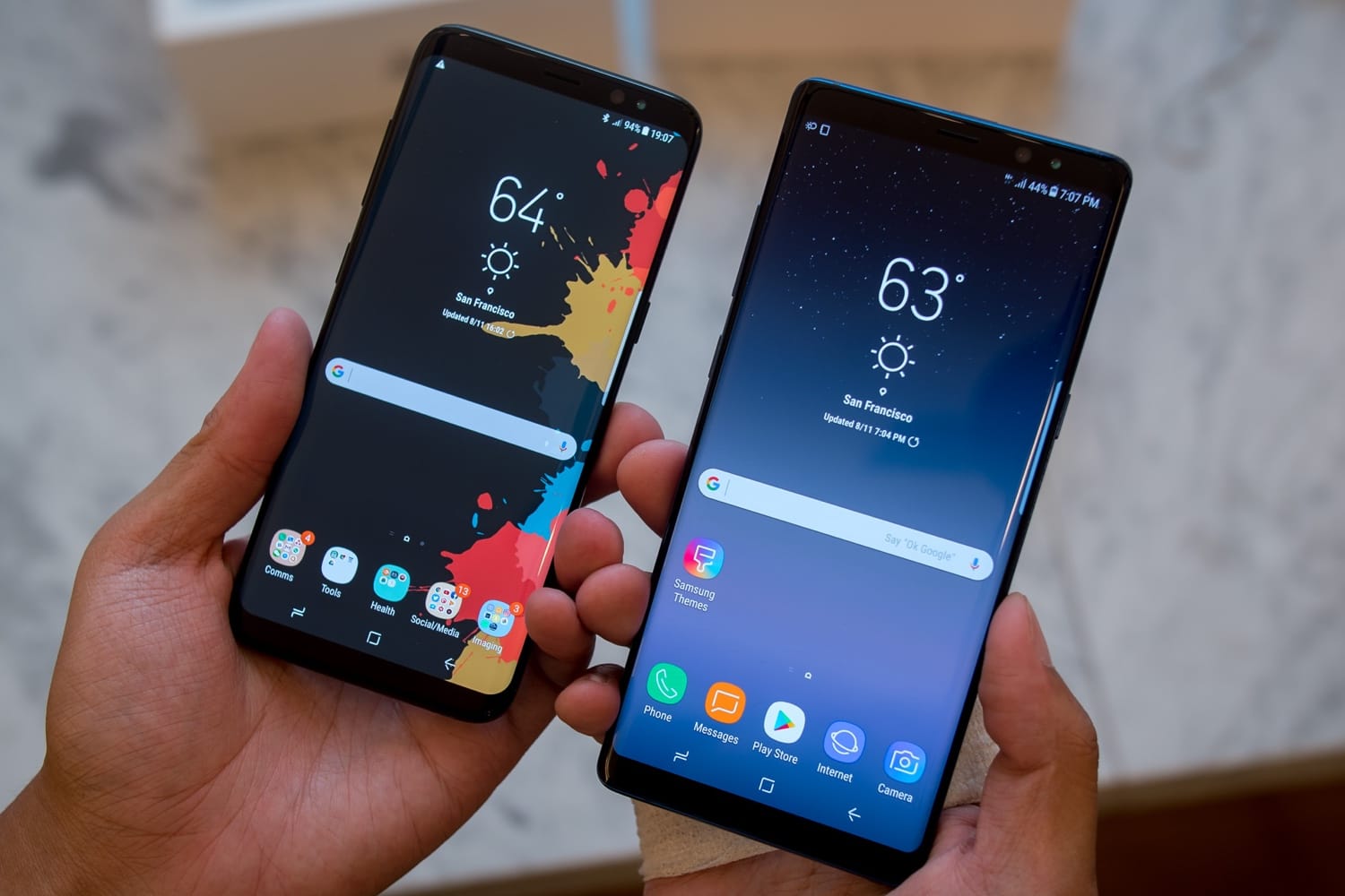 Топ-6 на най-добрите смартфони на Samsung за 2017 година