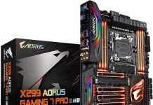 Gigabyte анонсира дънната платка X299 Aorus Gaming Pro 7