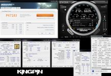 Винс k|ngp|n Лусидо клокна картата EVGA GTX 1080 Ti k|ngp|n Edition по ядро до 2725 Mhz