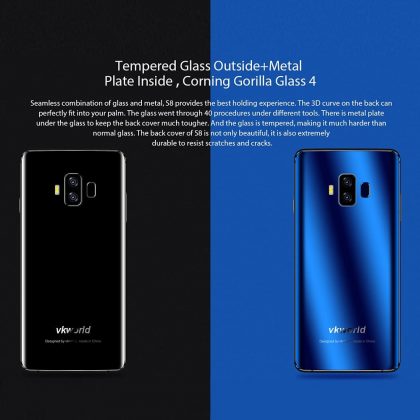 Анонс на Vkworld S8: безрамков смартфон с титанов корпус и двойна камера