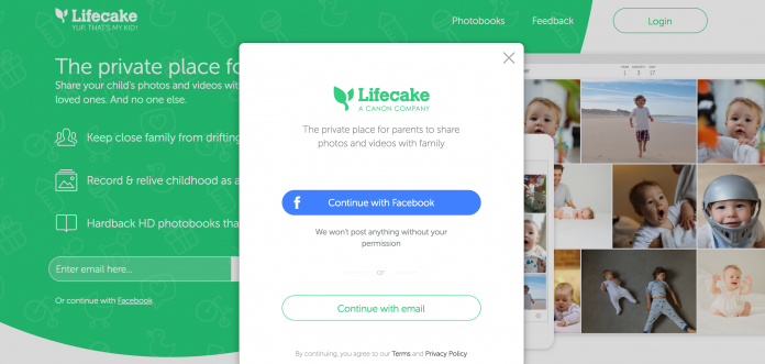 Lifecake_screenshot Социалната мрежа на Canon за семейни снимки Lifecake се разраства, в България все още е малко позната