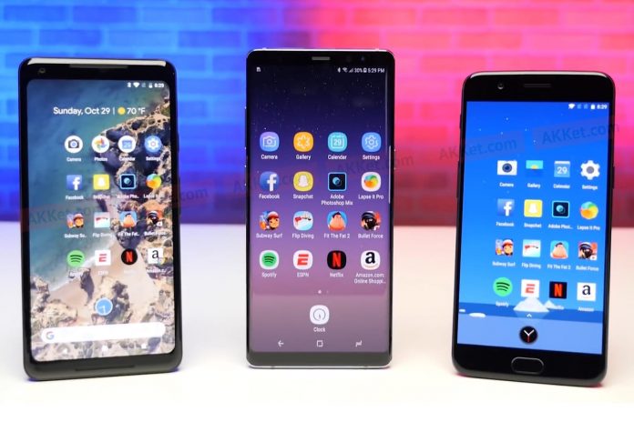 Google Pixel 2 XL, Samsung Galaxy Note 8 и OnePlus 5: кой е най-бърз в реалния живот