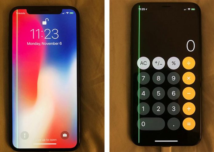 iphone-x-green-line-duo Отново: без видими причини на дисплеите на iPhone X се появяват зелени ивици