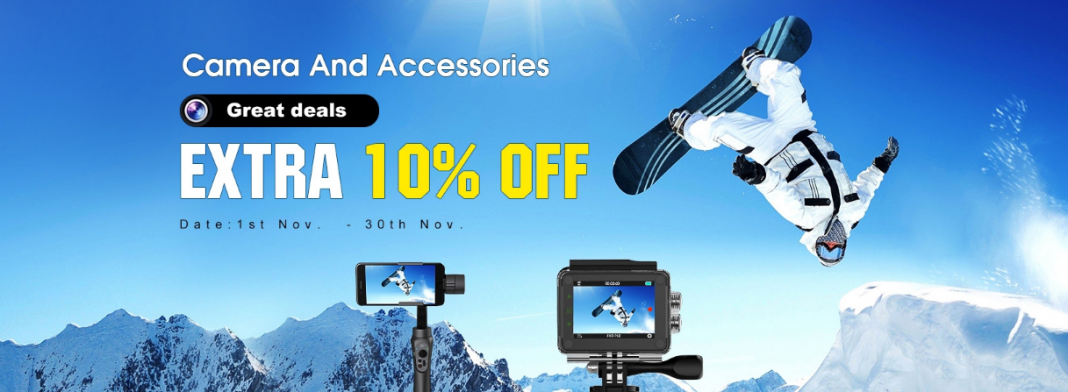 z01 Tomtop предлага фотографска техника със специална 10% отстъпка
