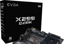 Дънната платка EVGA X299 Dark е насочена към любителите на овърклока
