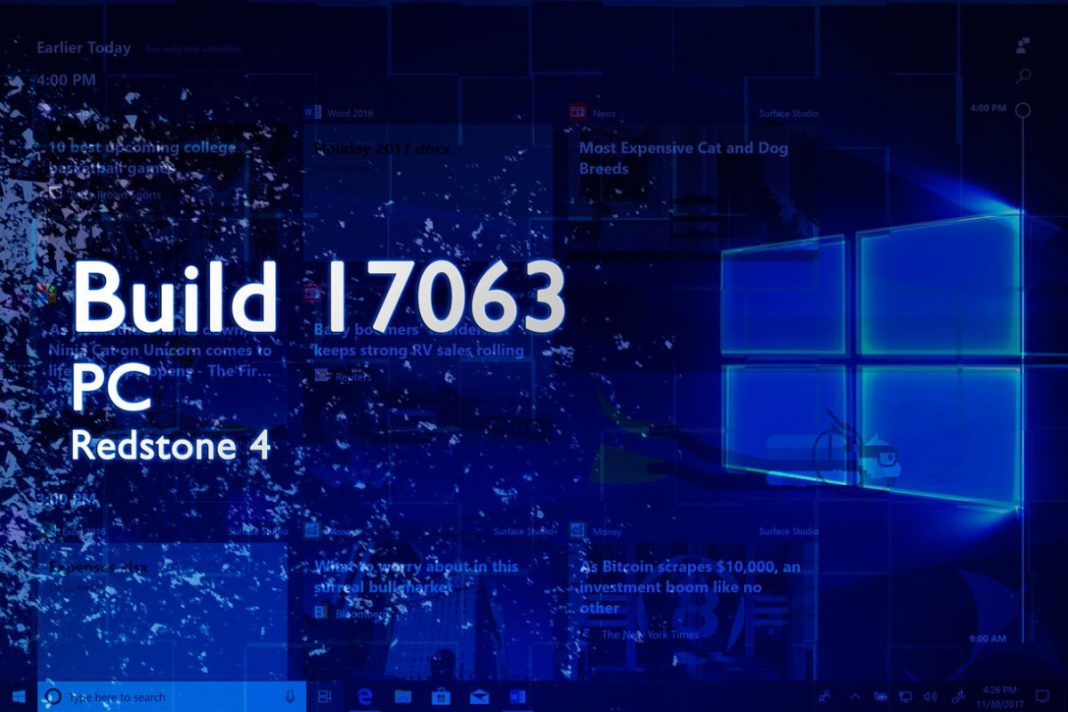 Kакво предлага новата версия 17063 на Windows 10